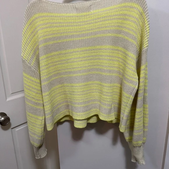 Striped ByTogether Neon Sweater - Picture 4 of 4